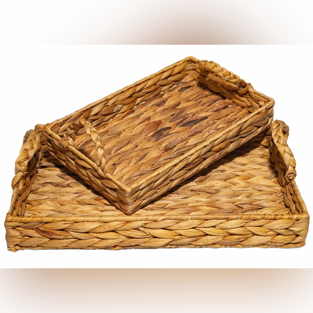 Woven Hyacinths Basket Tray
